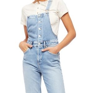 Free People Shelby overalls size 28